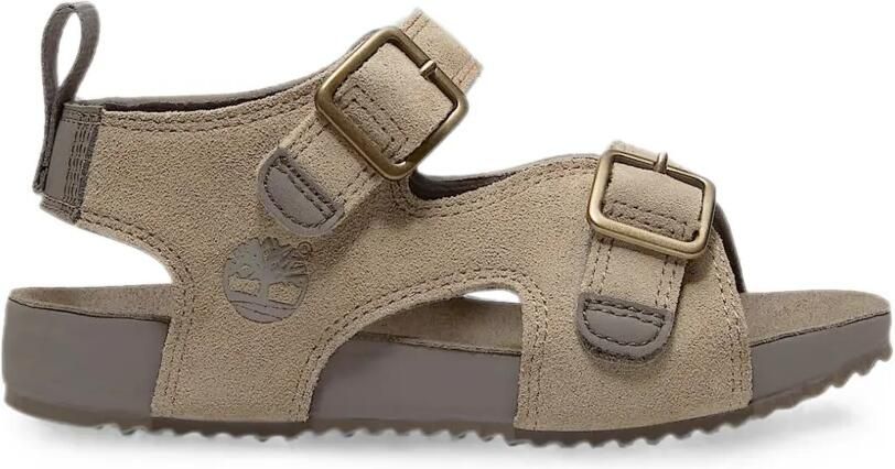 Timberland Kids Sandalen met klittenband en gespsluiting Beige - Foto 3