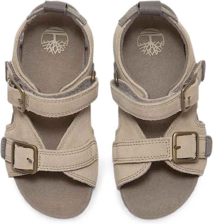 Timberland Kids Sandalen met klittenband en gespsluiting Beige - Foto 2