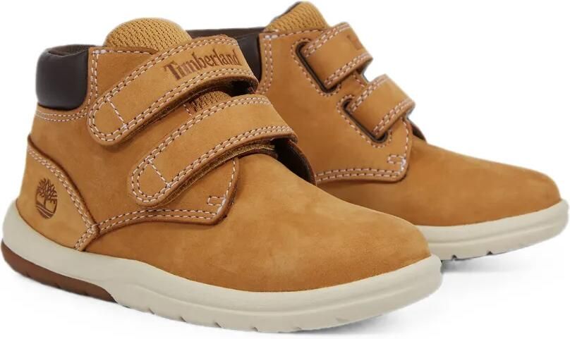 Timberland Kids Sneakers met klittenband Bruin