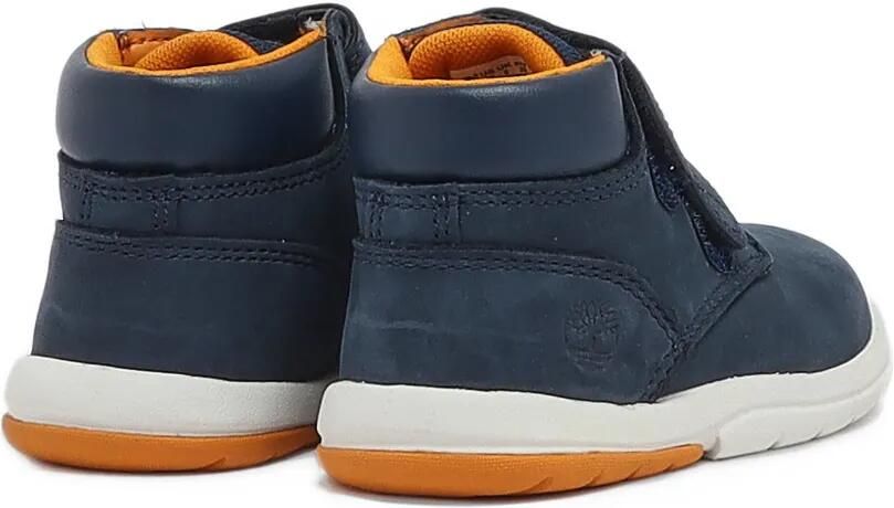 Timberland Kids Toddle Tracks touch-strap calf leather boots Blauw - Foto 3