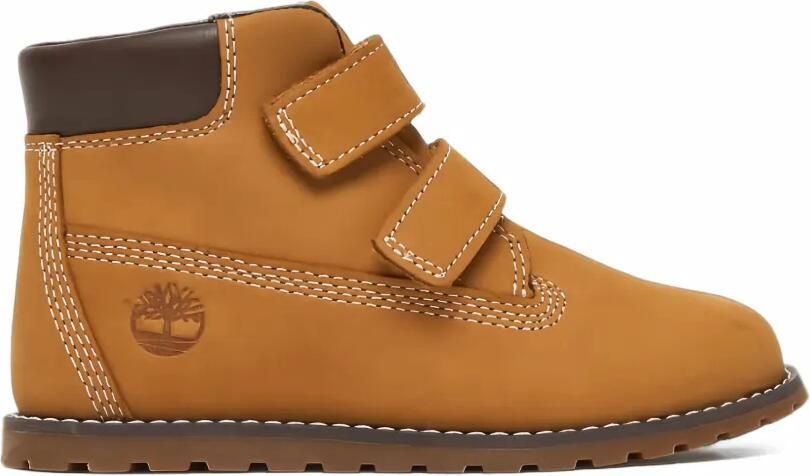 Timberland Kids touch-strap leather boots Beige - Foto 4