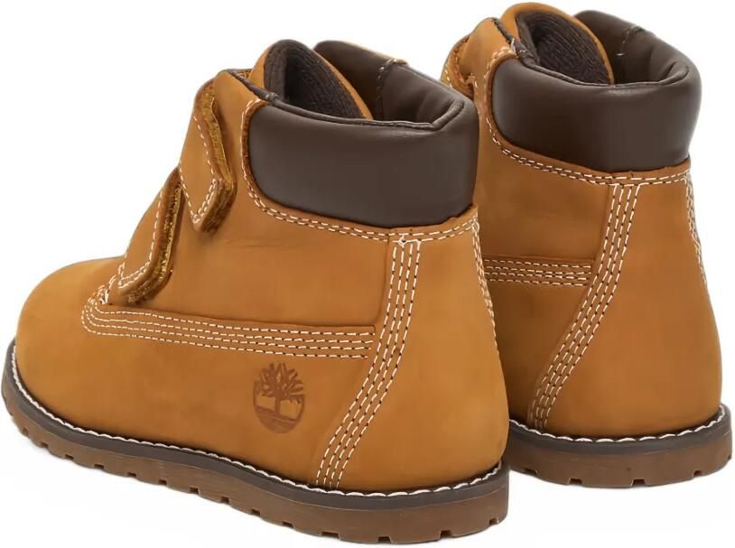 Timberland Kids touch-strap leather boots Beige - Foto 3