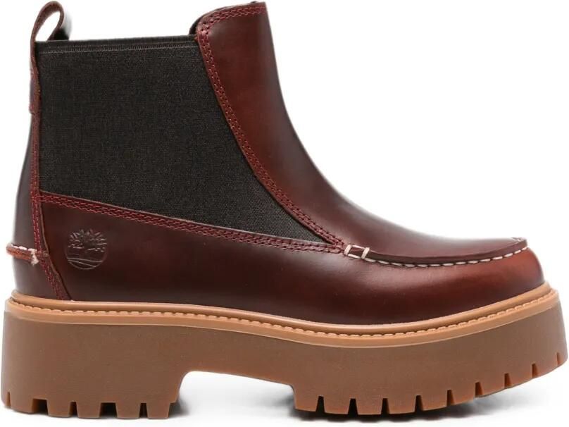 Timberland Laarzen met plateauzool Rood