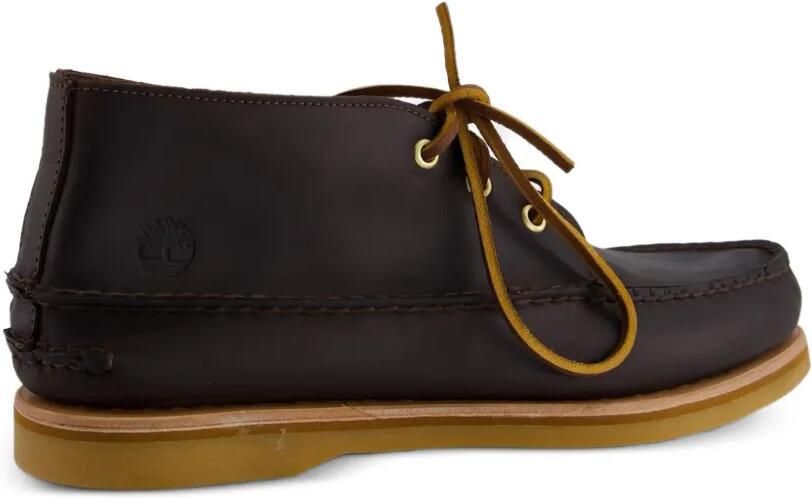 Timberland Enkellaarzen in bootschoenstijl met veters Bruin - Foto 3
