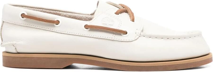 Timberland Leren bootschoenen Wit