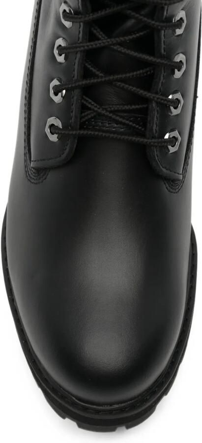 Timberland Leren enkellaarzen met veters Zwart - Foto 4