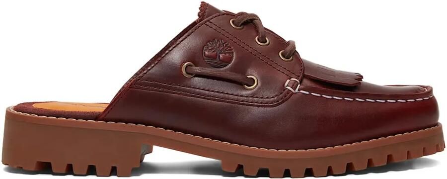 Timberland Leren muiltjes met veters Rood