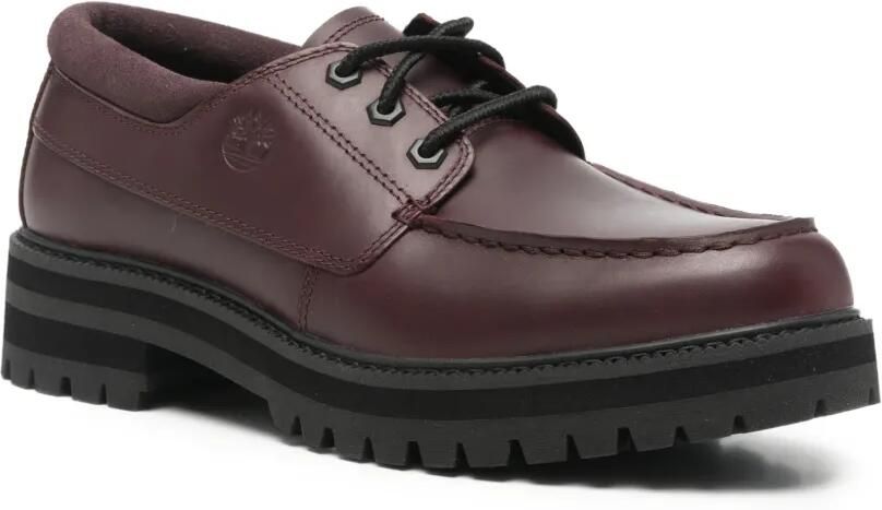 Timberland Loafers met chunky zool en logo-reliëf Rood - Foto 4