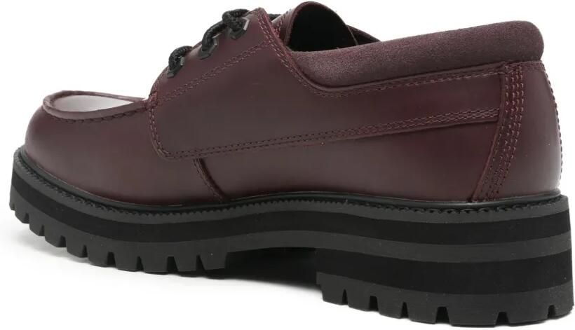 Timberland Loafers met chunky zool en logo-reliëf Rood - Foto 2
