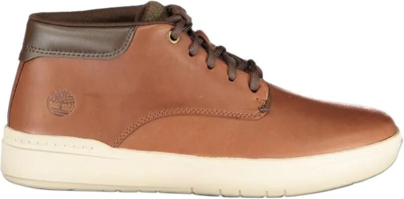 Timberland logo-debossed lace-up sneakers Bruin