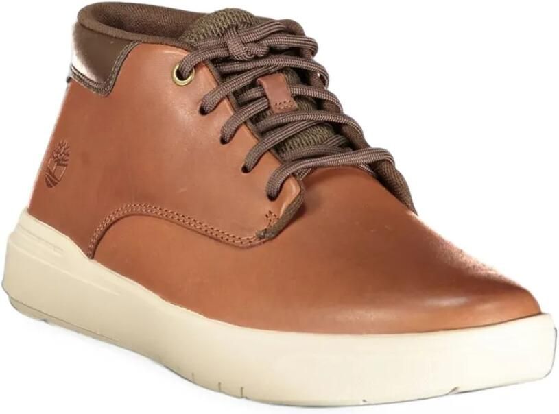 Timberland logo-debossed lace-up sneakers Bruin - Foto 3