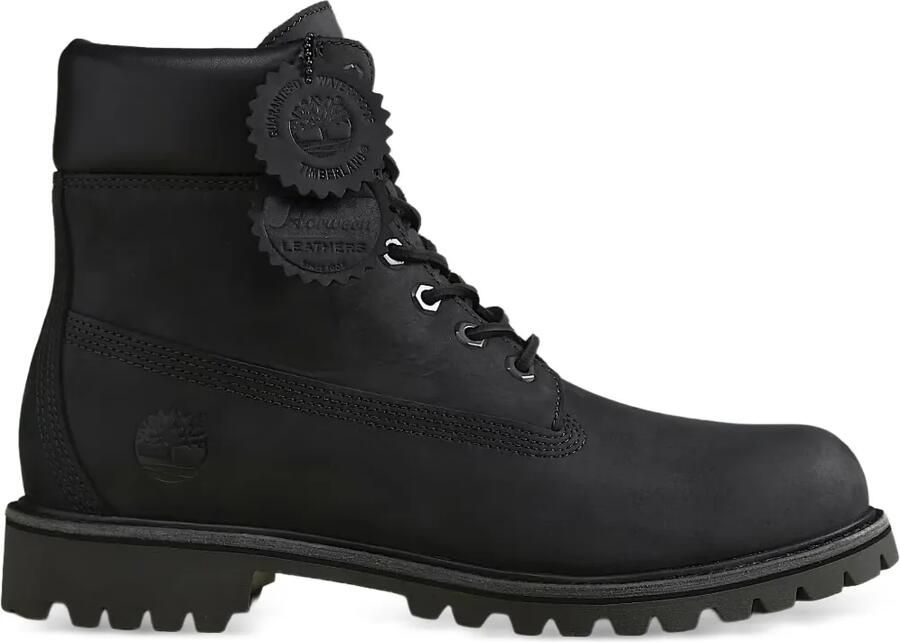 Timberland Luxe middelhoge veterlaarzen Zwart