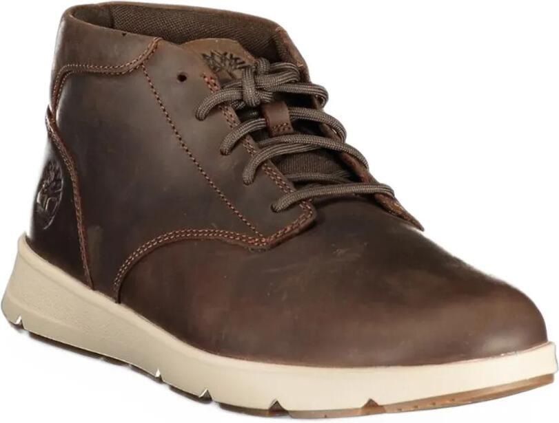 Timberland Mid Parker Street logo-debossed lace-up sneakers Bruin - Foto 3
