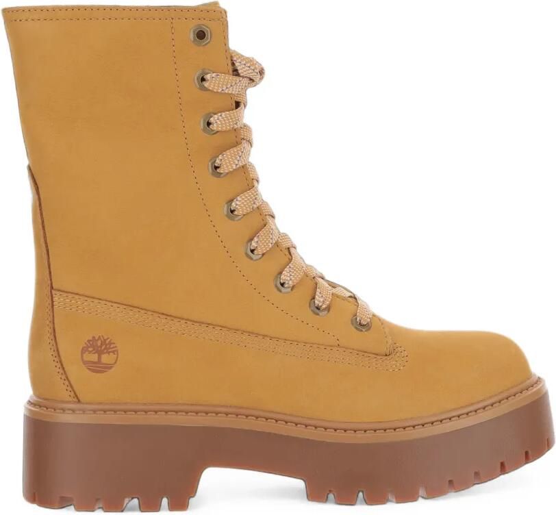 Timberland Mid Stone Street laarzen met plateauzool Geel