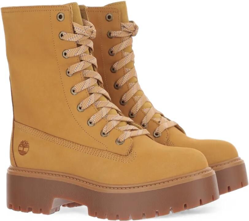 Timberland Mid Stone Street laarzen met plateauzool Geel - Foto 4
