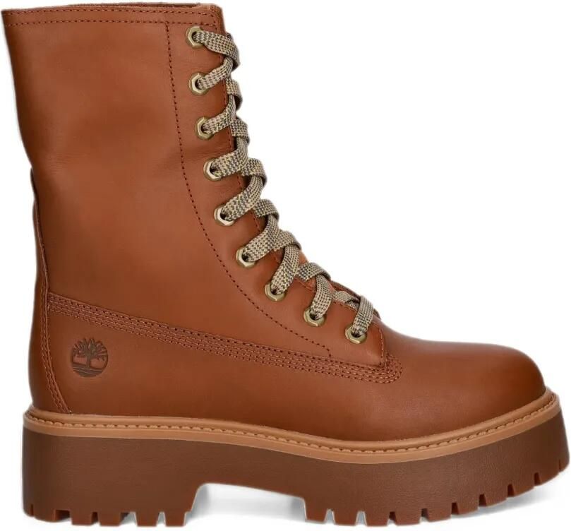 Timberland Mid Stone Street lace-up platform boots Bruin