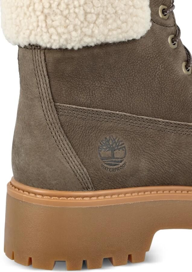 Timberland Stone Street laarzen met imitatiebont en plateauzool Bruin - Foto 4