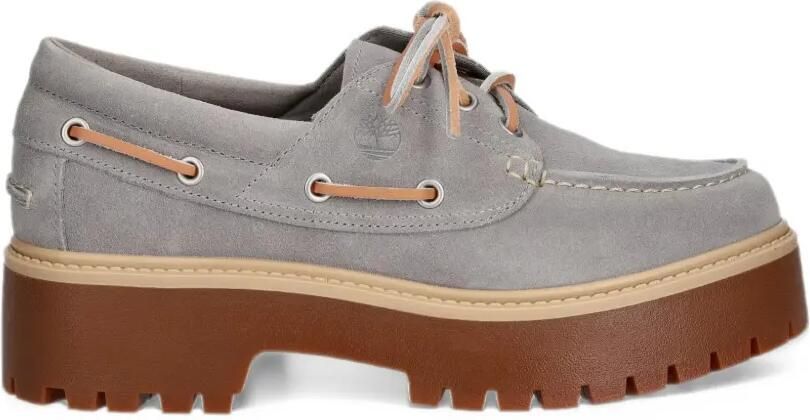 Timberland Stone Street lug-sole boat shoes Grijs