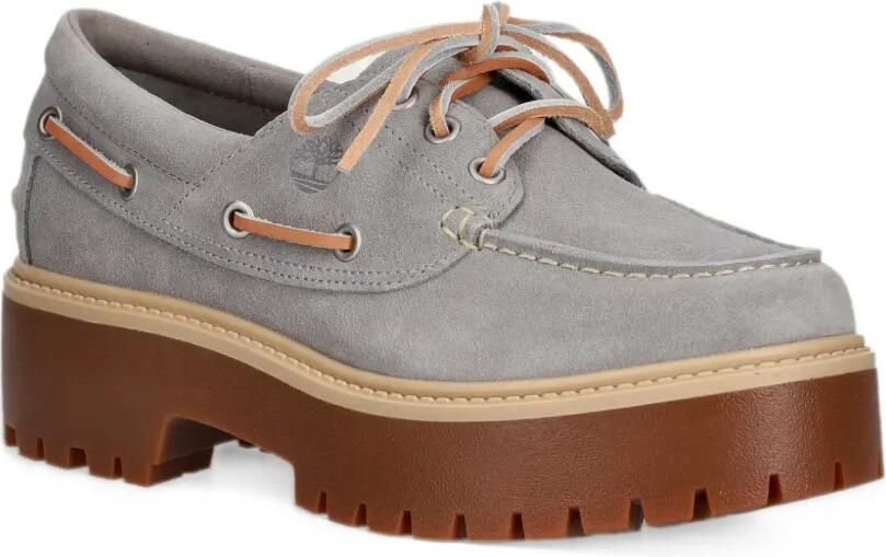 Timberland Stone Street lug-sole boat shoes Grijs - Foto 3