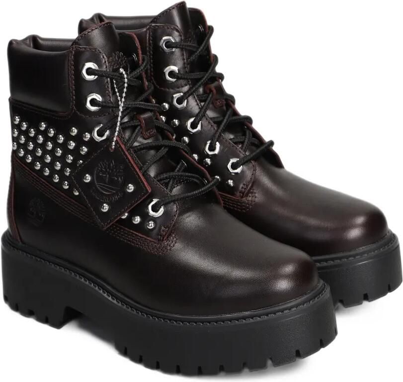 Timberland Stone Street stud-embellished platform combat boots Rood - Foto 3