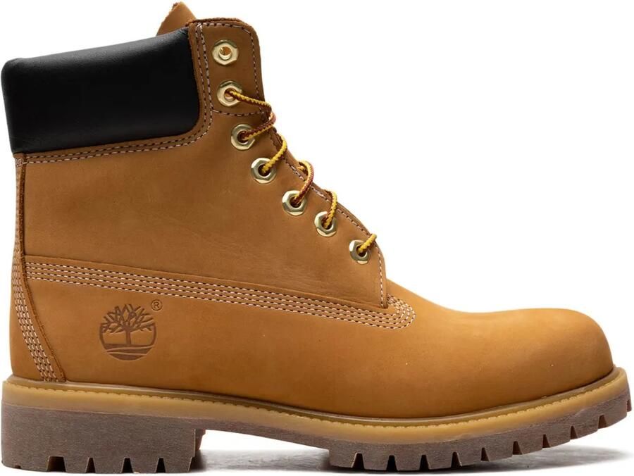 Timberland Suède enkellaarzen met vlakken Oranje