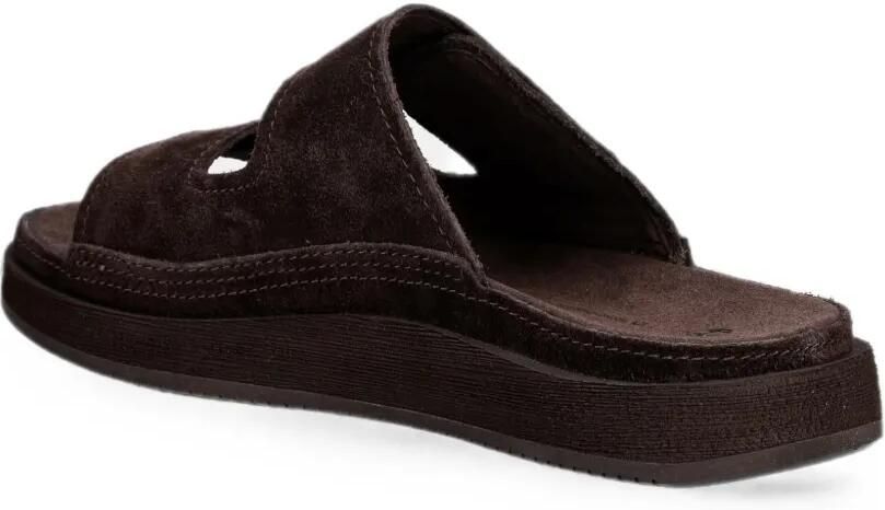 Timberland Suède slippers met klittenband Bruin - Foto 2