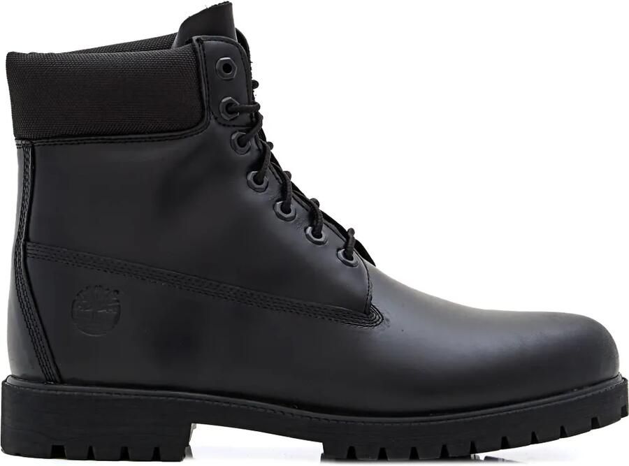 Timberland Waterdichte leren veterlaarzen Zwart