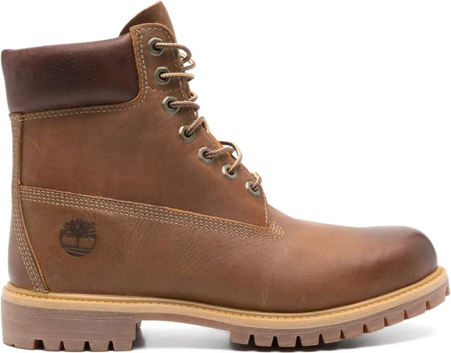 Timberland Waterdichte veterlaarzen Bruin