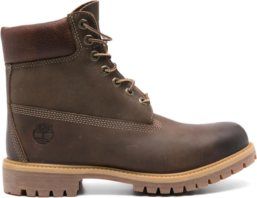 Timberland Waterdichte veterlaarzen Bruin