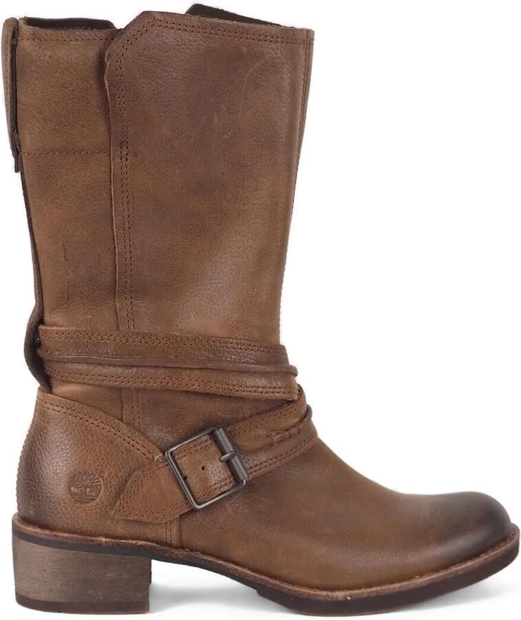 Timberland Whittemore Mid Side-Zip "Dark Brown" laarzen Bruin