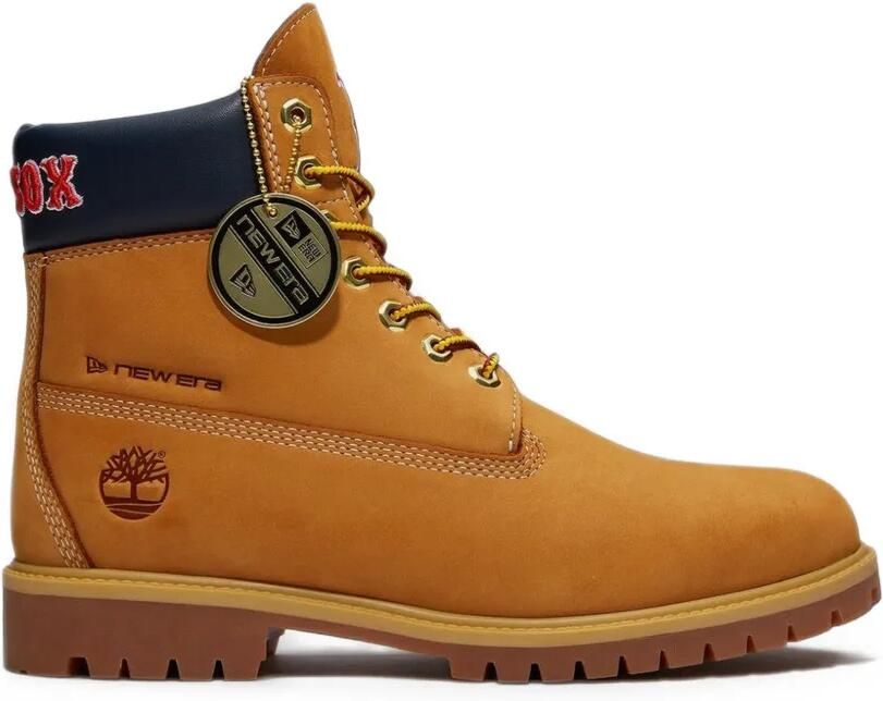 Timberland x New Era x MLB Red Sox waterdichte wandellaarzen Bruin