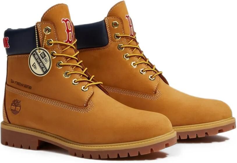 Timberland x New Era x MLB Red Sox waterdichte wandellaarzen Bruin - Foto 2