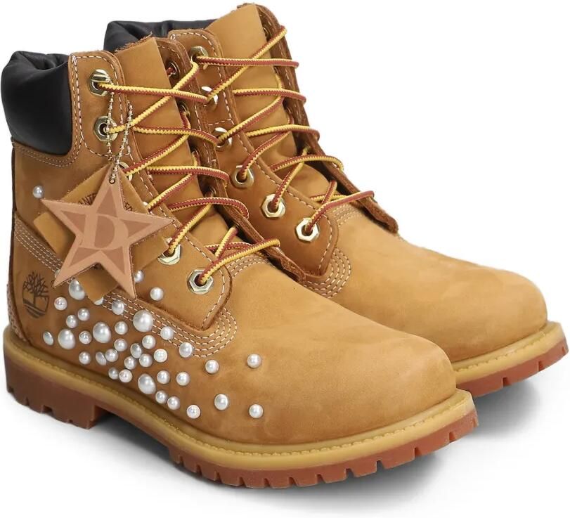 Timberland x Seddys Studios laarzen verfraaid met parels Beige - Foto 3