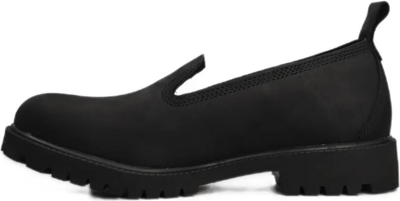 Timberland x Telfar logo-debossed lug-sole loafers Zwart