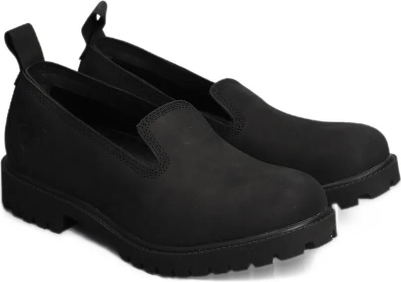 Timberland x Telfar logo-debossed lug-sole loafers Zwart - Foto 4