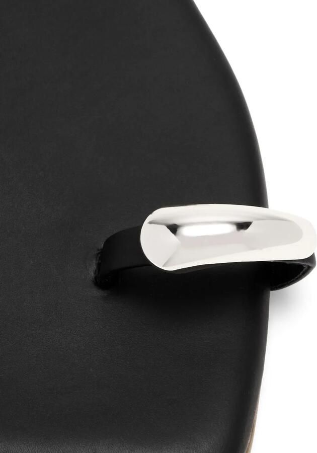 Tkees Colette sandalen met zilverkleurige hardware Zwart - Foto 3