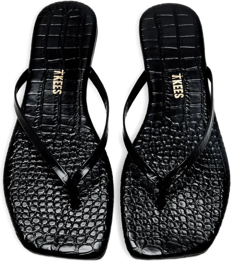 Tkees Lily sandalen met vierkante neus Zwart - Foto 3