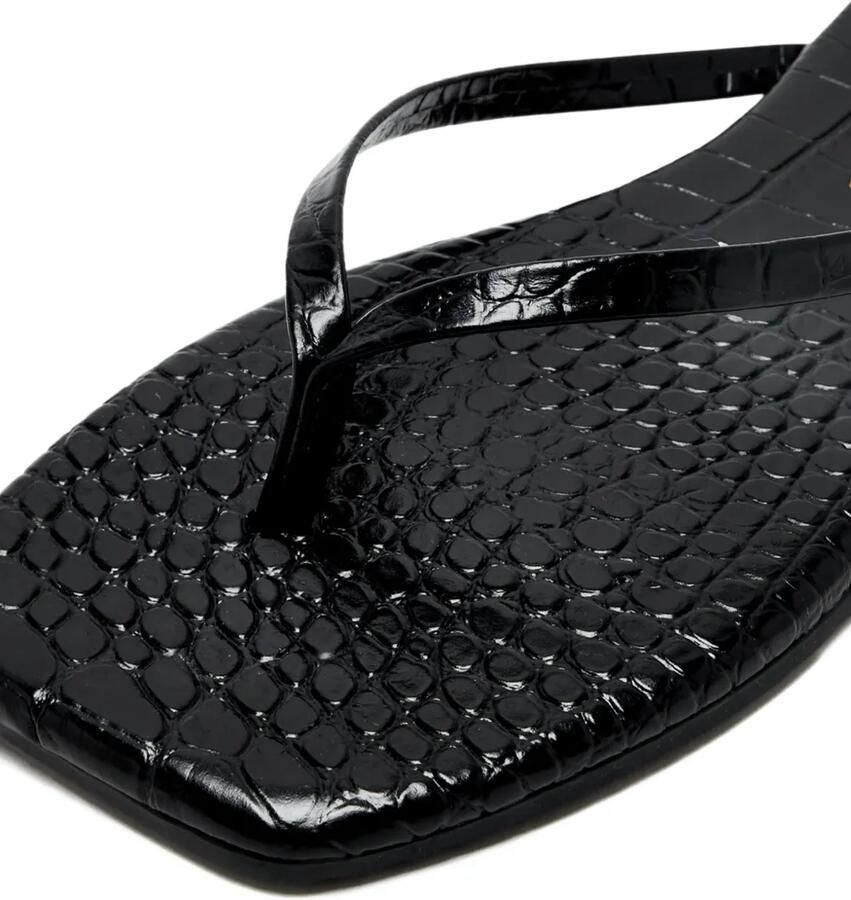 Tkees Lily sandalen met vierkante neus Zwart - Foto 2