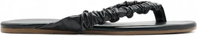 Tkees Savannah platte sandalen met ruches Zwart