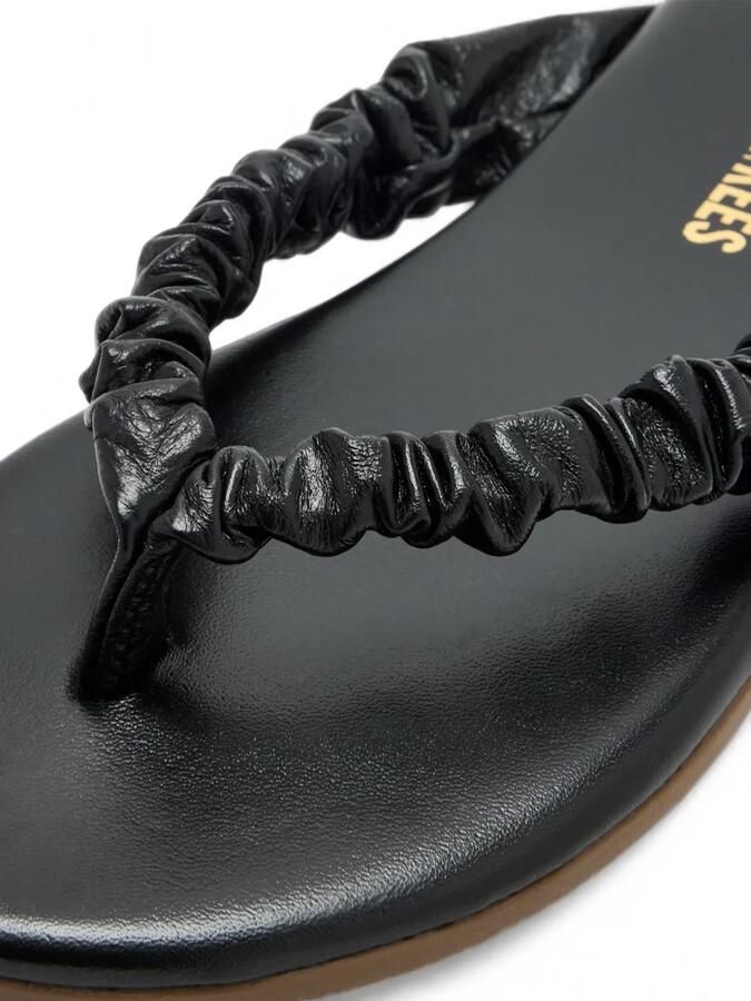 Tkees Savannah platte sandalen met ruches Zwart - Foto 3