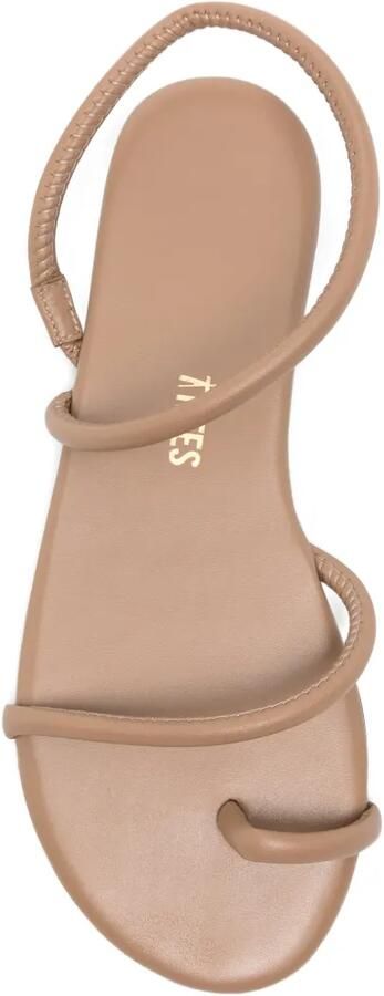 Tkees Tubular Mia leren sandalen Beige - Foto 2