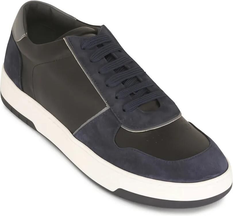 To Boot New York Suède sneakers met vlakken Zwart - Foto 2