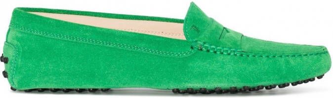 Tod's Loafers met ronde neus Groen