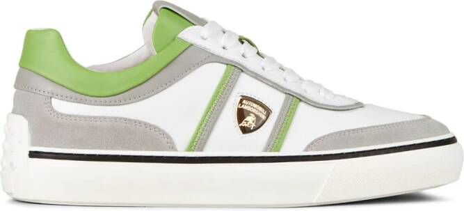 Tod's Automobili Lamborghini sneakers met vlakken Grijs