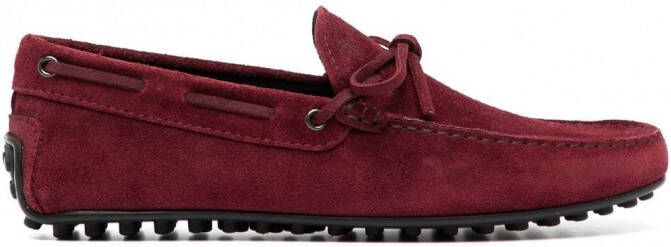 Tod's Loafers met strikdetail Rood