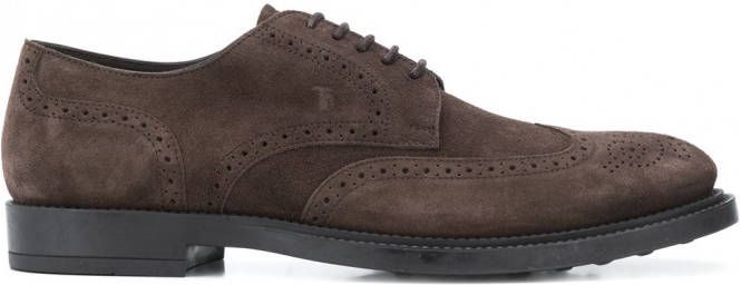 Tod's Brogues met veters Bruin