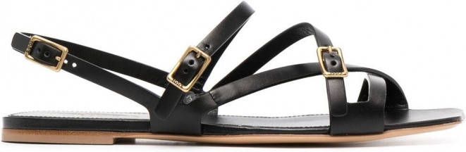 Tod's Sandalen met gesp Zwart