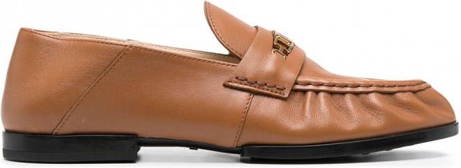 Tod's Loafers met schakelketting detail Beige
