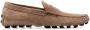 Tod's City Gommino suède schoenen Bruin - Thumbnail 1