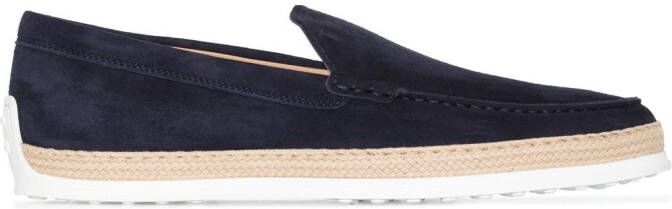 Tod's Espadrille loafers Blauw